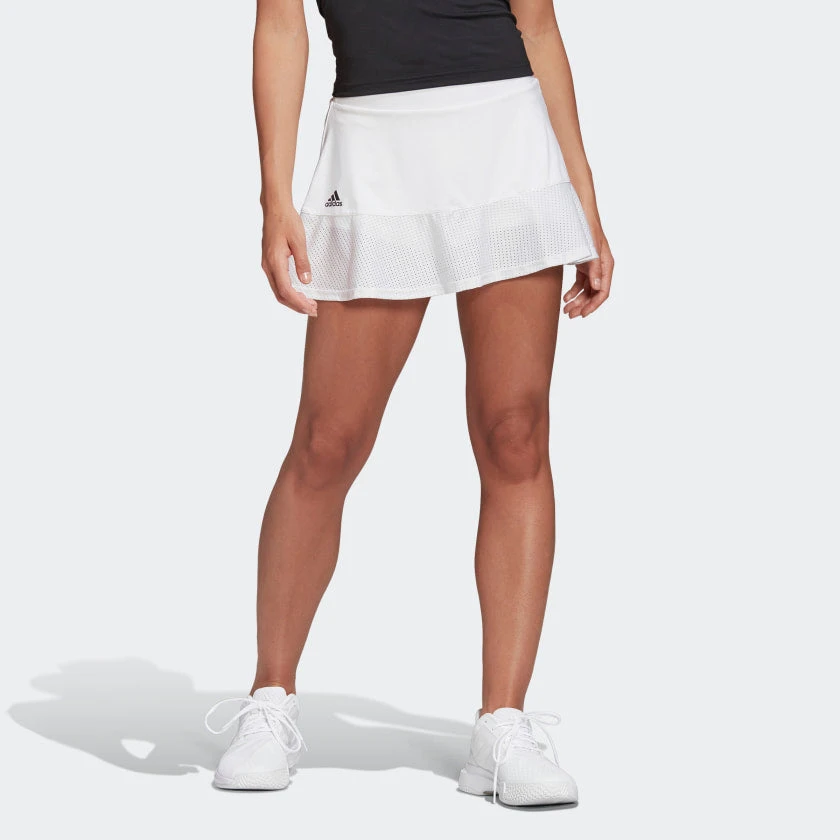 adidas Women's HEAT.RDY Match Skirt (White) Adidas Women's HEAT.RDY Match Skirt (White) -Racquet Equipment Store Gameset Match Skort White FK0555 21 model