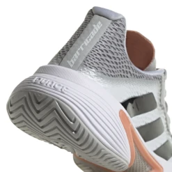 Adidas Barricade Women's Tennis Shoe (Grey/Black/Blush) -Racquet Equipment Store H67699 FTW photo detail 1 white