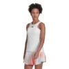 Adidas Women's Tennis Y-Tank Top (White) -Racquet Equipment Store HF0842 APP on model standard white