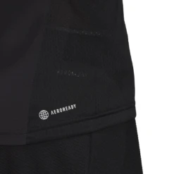 Adidas Women's Club Tennis Tank Top (Black/White) -Racquet Equipment Store HF4546 APP on model detail 2 white