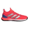 Adidas Adizero Ubersonic 4 Men's Tennis Shoe (Red) 1 Adidas Adizero Ubersonic 4 Men's Tennis Shoe (Red) -Racquet Equipment Store HQ8379 1 FOOTWEAR Photography SideLateralCenterView transparent