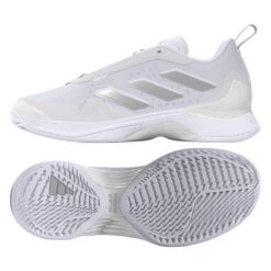 Adidas Avacourt Women's Tennis Shoe (White) 5 Adidas Avacourt Women's Tennis Shoe (White) -Racquet Equipment Store HQ8404 1 FOOTWEAR 3D Rendering StandardView transparent 1