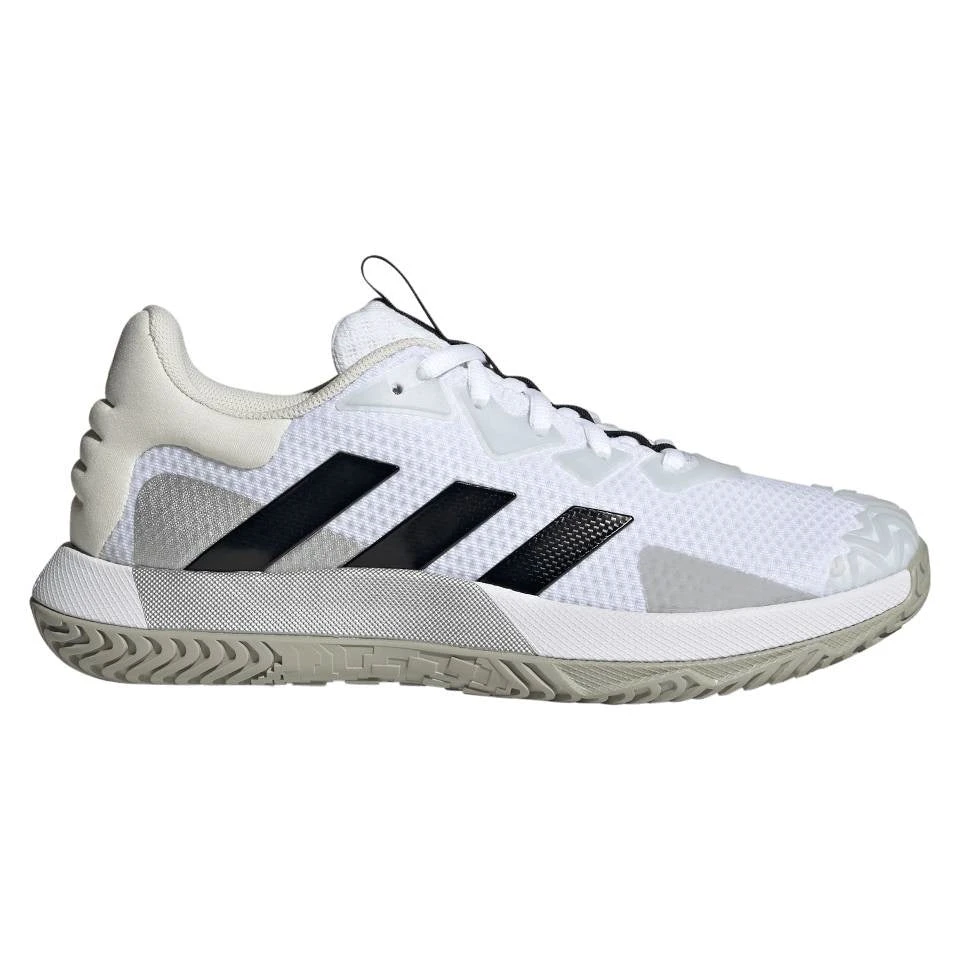 adidas SoleMatch Control Men's Tennis Shoe (White/Black) Adidas SoleMatch Control Men's Tennis Shoe (White/Black) -Racquet Equipment Store HQ8436 1 FOOTWEAR Photography SideLateralCenterView transparent
