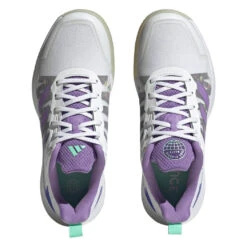 Adidas Defiant Speed Women's Tennis Shoe (White) -Racquet Equipment Store HQ8459 3 FOOTWEAR Photography TopPortraitView transparent