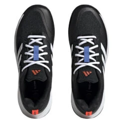 Adidas GameCourt 2 Men's Tennis Shoe (Black/White) -Racquet Equipment Store HQ8478 3 FOOTWEAR Photography TopPortraitView transparent