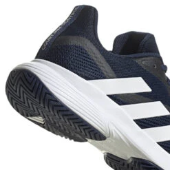 Adidas CourtJam Control Men's Tennis Shoe (Navy/White) -Racquet Equipment Store HQ8808 8 FOOTWEAR Photography DetailView1 transparent