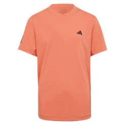 Adidas Boy's 3 Stripe Club Top (Orange)
