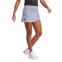 Adidas Women's Club Skirt (Purple) -Racquet Equipment Store HT7187 5 APPAREL OnModel WalkingView transparent