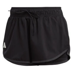 Adidas Women's Club Shorts (Black) 6 Adidas Women's Club Shorts (Black) -Racquet Equipment Store HT7194 2 APPAREL Photography FrontCenterView transparent