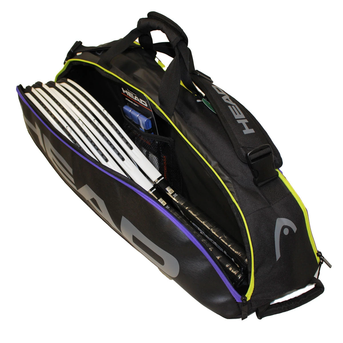 Head Tour Team Combi 6 Pack Racquet Bag (Black/Purple) Head Tour Team Combi 6 Pack Racquet Bag (Black/Purple) -Racquet Equipment Store Head 6 Combi 1