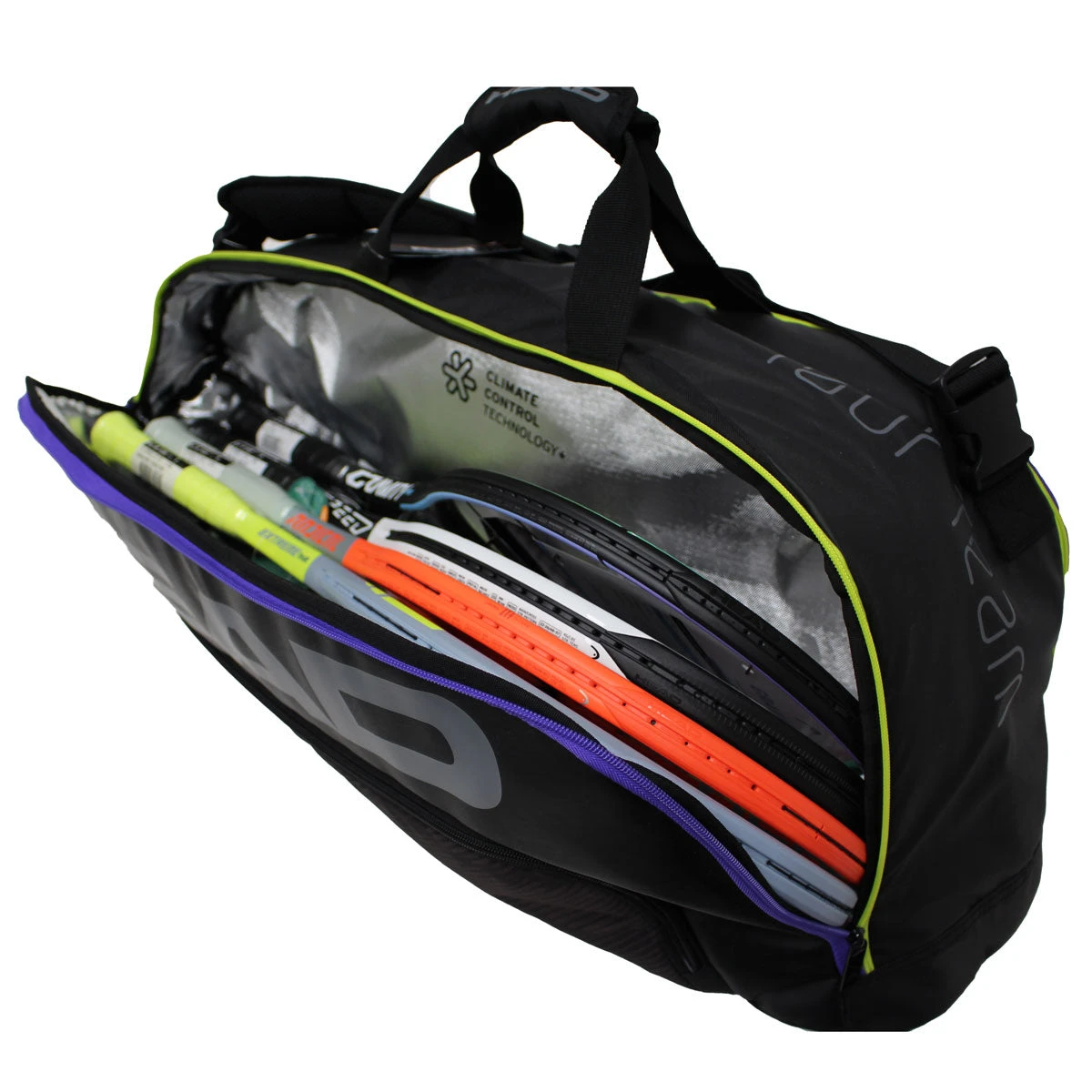 Head Tour Team Combi 6 Pack Racquet Bag (Black/Purple) Head Tour Team Combi 6 Pack Racquet Bag (Black/Purple) -Racquet Equipment Store Head 6 Combi 2