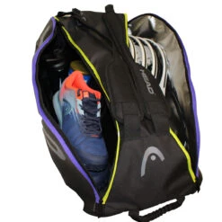 Head Tour Team Supercombi 9 Pack Racquet Bag (Black/Purple) -Racquet Equipment Store Head 9 SuperCombi 1