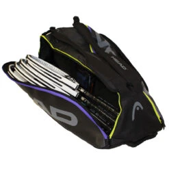 Head Tour Team Supercombi 9 Pack Racquet Bag (Black/Purple) -Racquet Equipment Store Head 9 SuperCombi 2