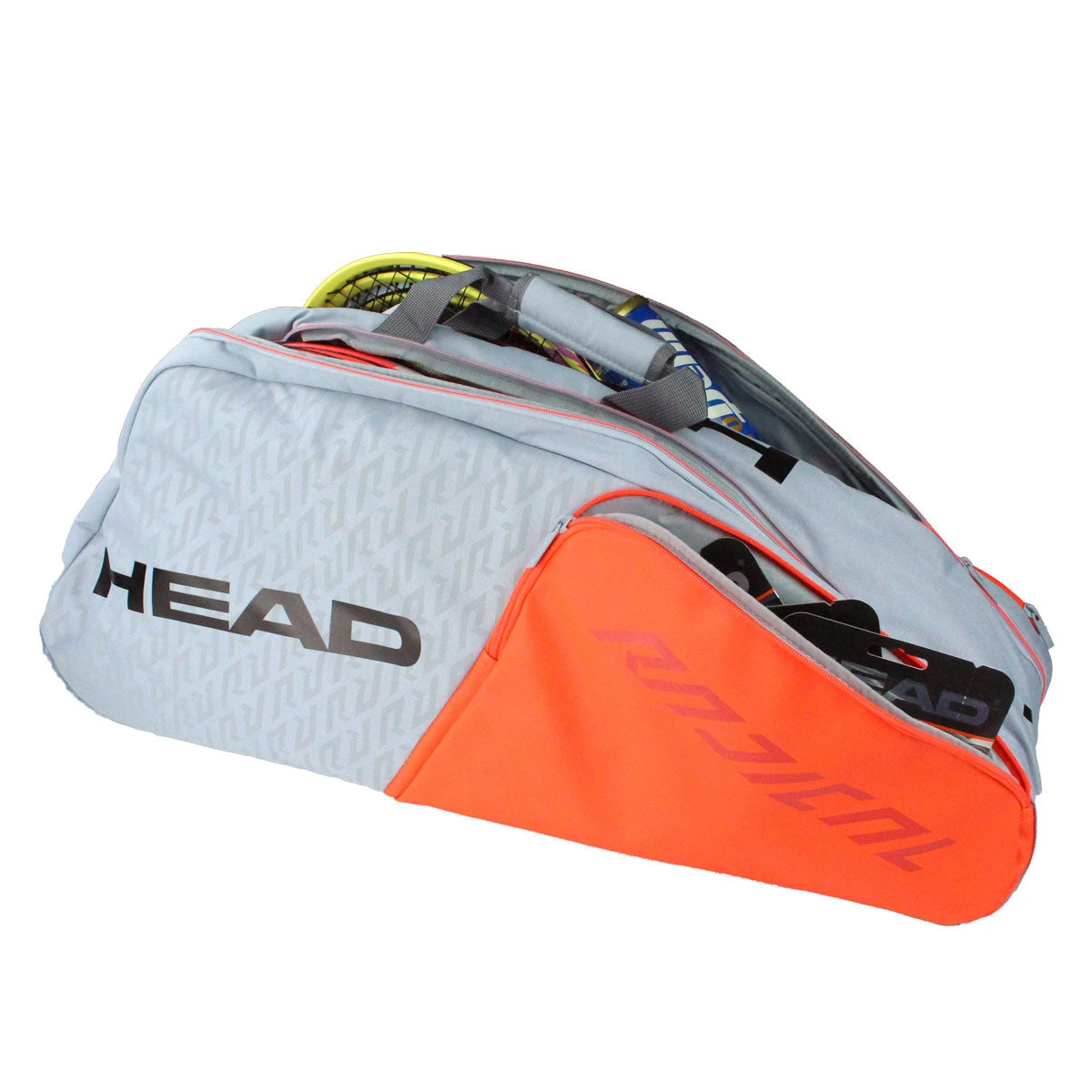 Head Radical Supercombi 9 Pack Racquet Bag (Grey/Orange) Head Radical Supercombi 9 Pack Racquet Bag (Grey/Orange) -Racquet Equipment Store IMG 2922