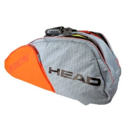 Head Radical Supercombi 9 Pack Racquet Bag (Grey/Orange) 7 Head Radical Supercombi 9 Pack Racquet Bag (Grey/Orange) -Racquet Equipment Store IMG 2924