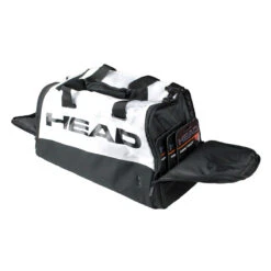 Head Novak Djokovic Duffel Bag (White/Black) 4 Head Novak Djokovic Duffel Bag (White/Black) -Racquet Equipment Store IMG 2931