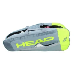 Head Core Pro 3 Pack Racquet Bag (Grey/Yellow) -Racquet Equipment Store IMG 2944