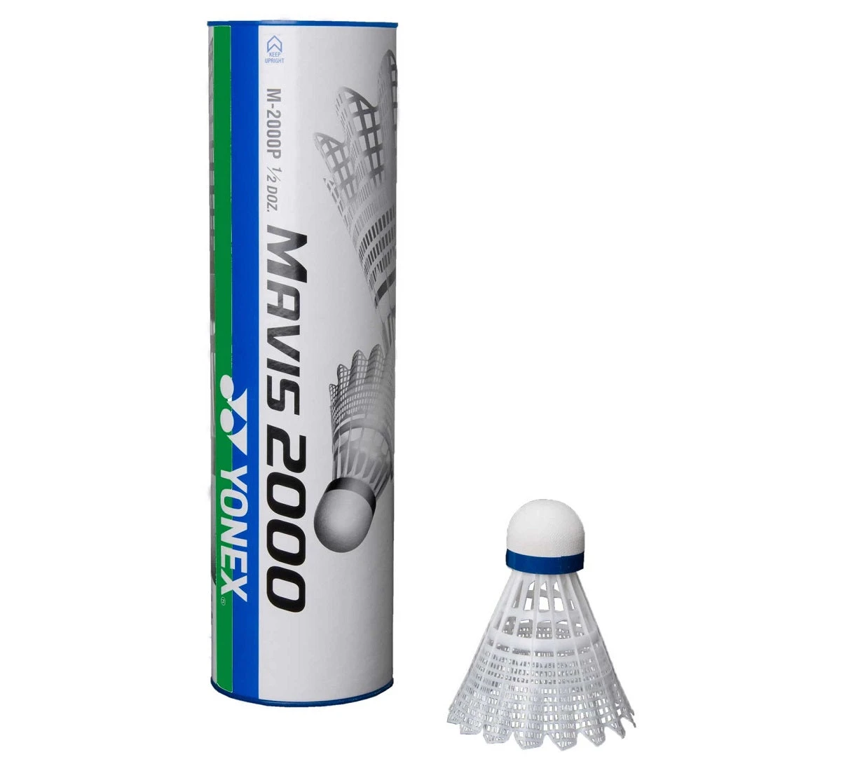 Yonex Mavis 2000 Nylon Badminton Shuttlecocks (White) Yonex Mavis 2000 Nylon Badminton Shuttlecocks (White) -Racquet Equipment Store Mavis2000white