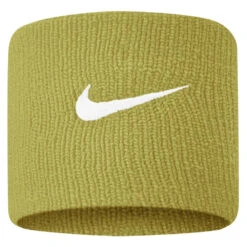 Nike Tennis Premier Wristbands 2 Pack Dark (Dark Citron/White)