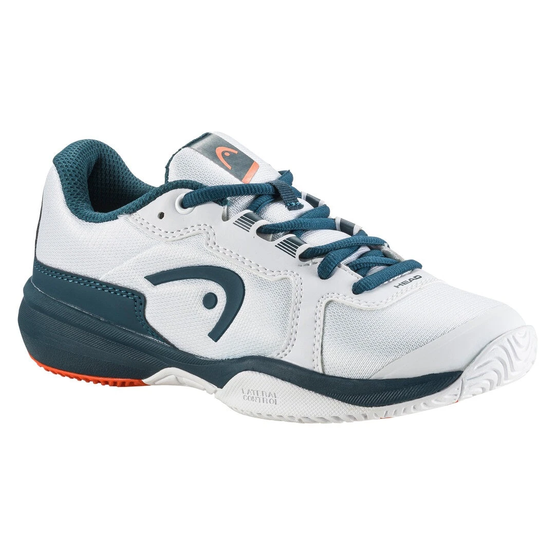 Head Sprint 3.5 Junior Tennis Shoe (White/Orange) Head Sprint 3.5 Junior Tennis Shoe (White/Orange) -Racquet Equipment Store Presentation 275132 Sprint 3.5 Junior WHOR 1