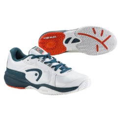 Head Sprint 3.5 Junior Tennis Shoe (White/Orange) 6 Head Sprint 3.5 Junior Tennis Shoe (White/Orange) -Racquet Equipment Store Presentation 275132 Sprint 3.5 Junior WHOR 3