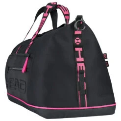 Head Coco Duffel 8 Pack Racquet Bag (Black/Pink) 4 Head Coco Duffel 8 Pack Racquet Bag (Black/Pink) -Racquet Equipment Store Presentation 283651 Coco Duffle Bag BKPK 3 1