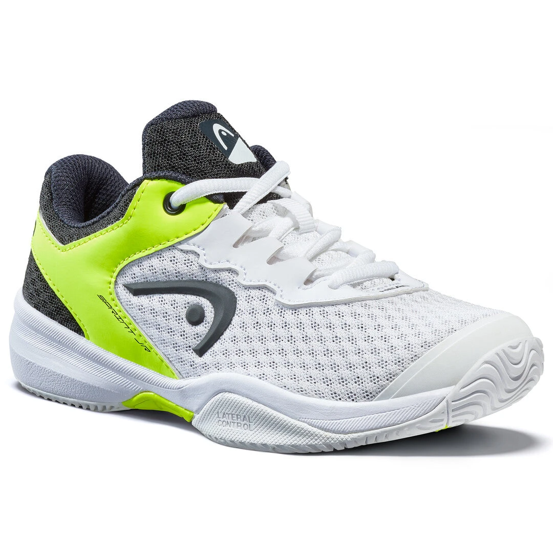 Head Sprint 3.0 Junior Tennis Shoe (White/Yellow) Head Sprint 3.0 Junior Tennis Shoe (White/Yellow) -Racquet Equipment Store Presentation Sprint3.0JuniorWHNYWhiteNeonYellow3