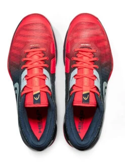 Head Sprint Pro 3.0 Men's Indoor Court Shoe (Red/Navy) -Racquet Equipment Store Presentation SprintPro3.0IndoorNRMNNeonRedMidnightNavy5