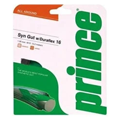 Prince Synthetic Gut 16/1.30 Duraflex Tennis String (Black) -Racquet Equipment Store Prince Synthetic Gut 16 Duraflex BLK