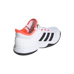 Adidas Ubersonic 4 Junior Tennis Shoe (White/Black/Solar Red) 6 Adidas Ubersonic 4 Junior Tennis Shoe (White/Black/Solar Red) -Racquet Equipment Store S23742 FTW photo back lateral top white