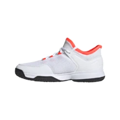 Adidas Ubersonic 4 Junior Tennis Shoe (White/Black/Solar Red) 5 Adidas Ubersonic 4 Junior Tennis Shoe (White/Black/Solar Red) -Racquet Equipment Store S23742 FTW photo side medial center white