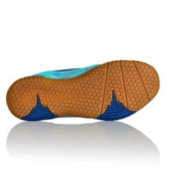 Salming Hawk Women's Indoor Court Shoe (Turquoise/Limoges Blue) -Racquet Equipment Store Salming Hawk Deco Mint Limoges d