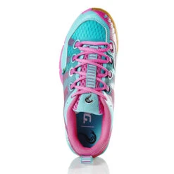 Salming Kobra Women's Indoor Court Shoe (Turquoise/Pink) 4 Salming Kobra Women's Indoor Court Shoe (Turquoise/Pink) -Racquet Equipment Store Salming Kobra Women 1237081 6351 03 RacquetGuys
