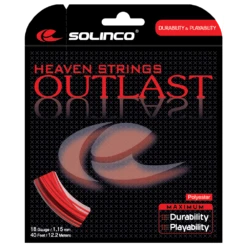 Solinco Outlast 16/1.30 Tennis String (Red)