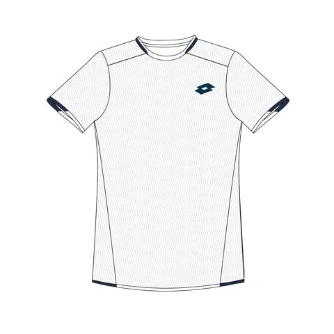 Lotto Men's Tennis Tech Top (Brilliant White) Lotto Men's Tennis Tech Top (Brilliant White) -Racquet Equipment Store Tennis Tech Tee Plain White