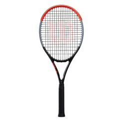 Wilson Clash 100 Pro -Racquet Equipment Store WR005711U Clash 100 Tour Black Strings Black Grey Red Front