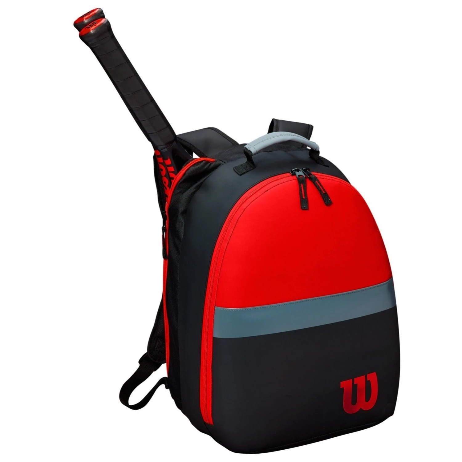 Wilson Clash Junior Racquet Backpack (Infrared/Grey/Black) Wilson Clash Junior Racquet Backpack (Infrared/Grey/Black) -Racquet Equipment Store WR8002601001 0 CLASH Backpack Junior BL GY RD