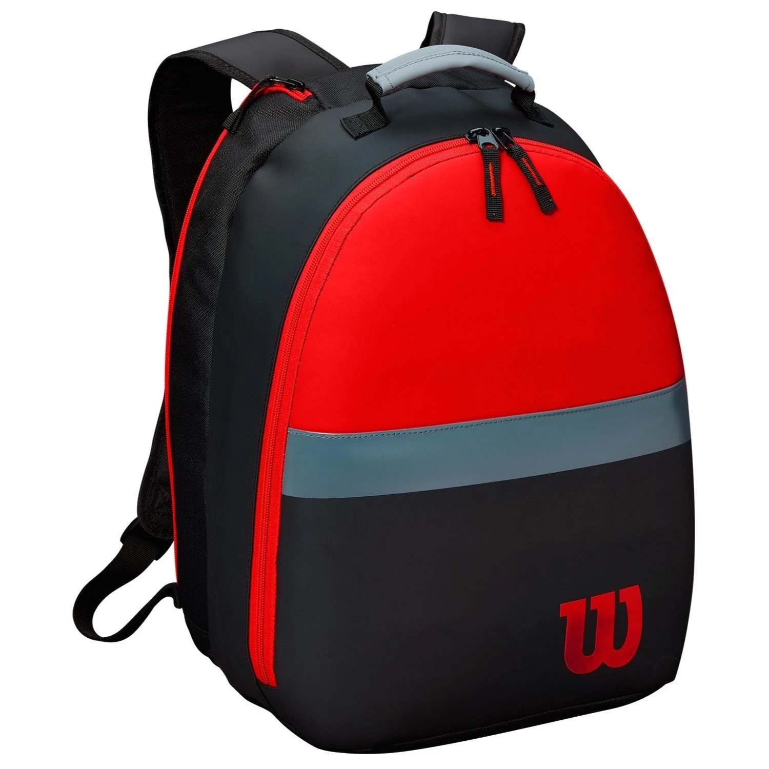 Wilson Clash Junior Racquet Backpack (Infrared/Grey/Black) Wilson Clash Junior Racquet Backpack (Infrared/Grey/Black) -Racquet Equipment Store WR8002601001 1 CLASH Backpack Junior BL GY RD