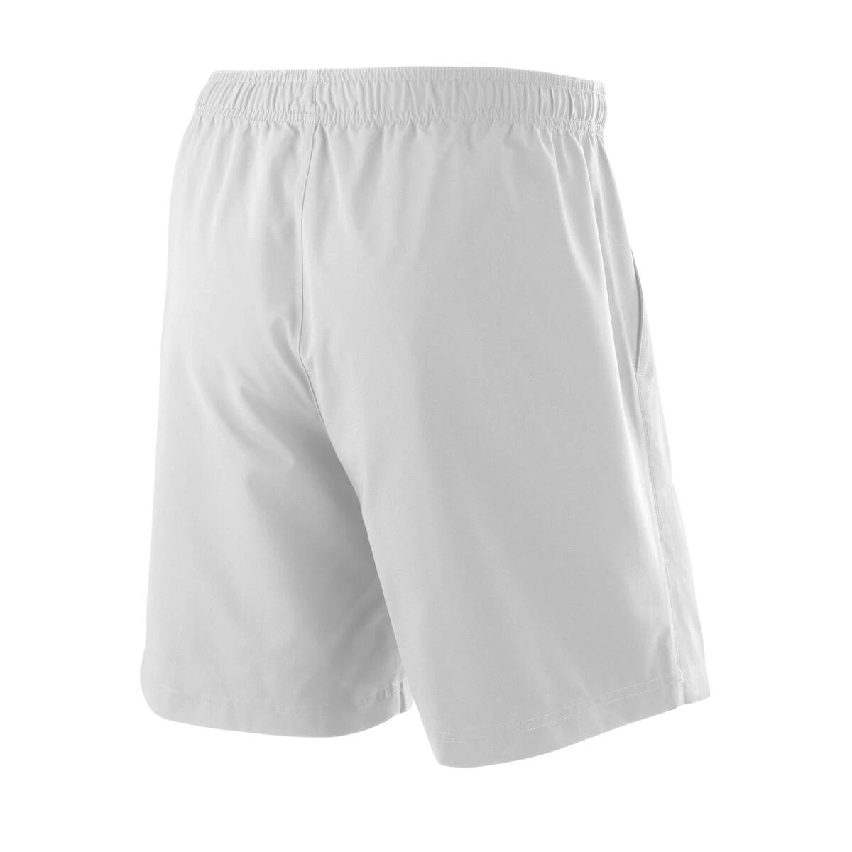 Wilson Men's Team 8" Shorts (White) -Racquet Equipment Store WRA765501 1 SS18 Team M Team 8Short Mens White Back.png.cq5dam.web .1200.1200