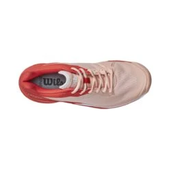 Wilson Rush Pro 3.5 Women's Tennis Shoe (Tropical Peach/Hot Coral) -Racquet Equipment Store WRS327320 5 Rush Pro 35 Womens TropicalPeach HotCoral WH.png.cq5dam.web .1200.1200