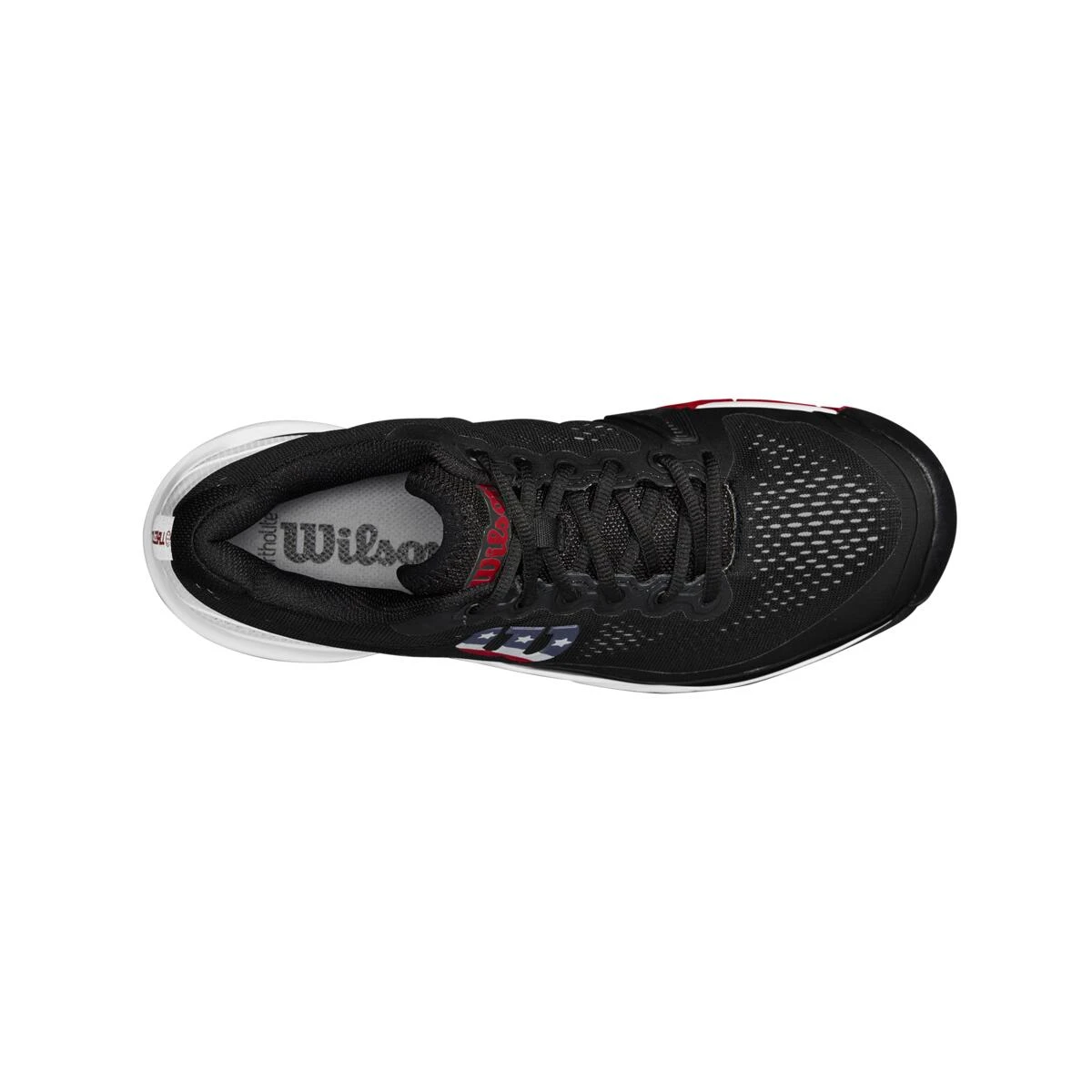 Wilson Rush Pro 3.0 Men's Pickleball Shoe (Black/White/Red) Wilson Rush Pro 3.0 Men's Pickleball Shoe (Black/White/Red) -Racquet Equipment Store WRS328230 5 Rush Pro 3 Pickleball WH BL WilsonRed.png.cq5dam.web .1200.1200