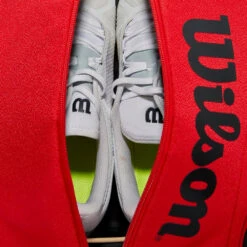 Wilson RF DNA Backpack Racquet Bag (Red/Black) -Racquet Equipment Store Wilson WR8005302 RF DNA Backpack Red Black 6