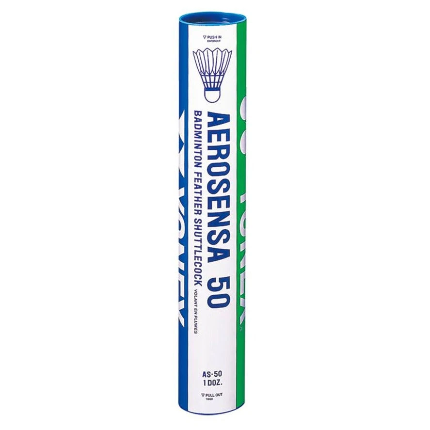 Yonex Aerosensa 50 Feather Badminton Shuttlecock (Speed 77) Yonex Aerosensa 50 Feather Badminton Shuttlecock (Speed 77) -Racquet Equipment Store aerosensa 50