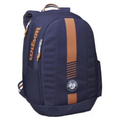 Wilson Roland Garros Team Backpack Racquet Bag (Navy/Orange)