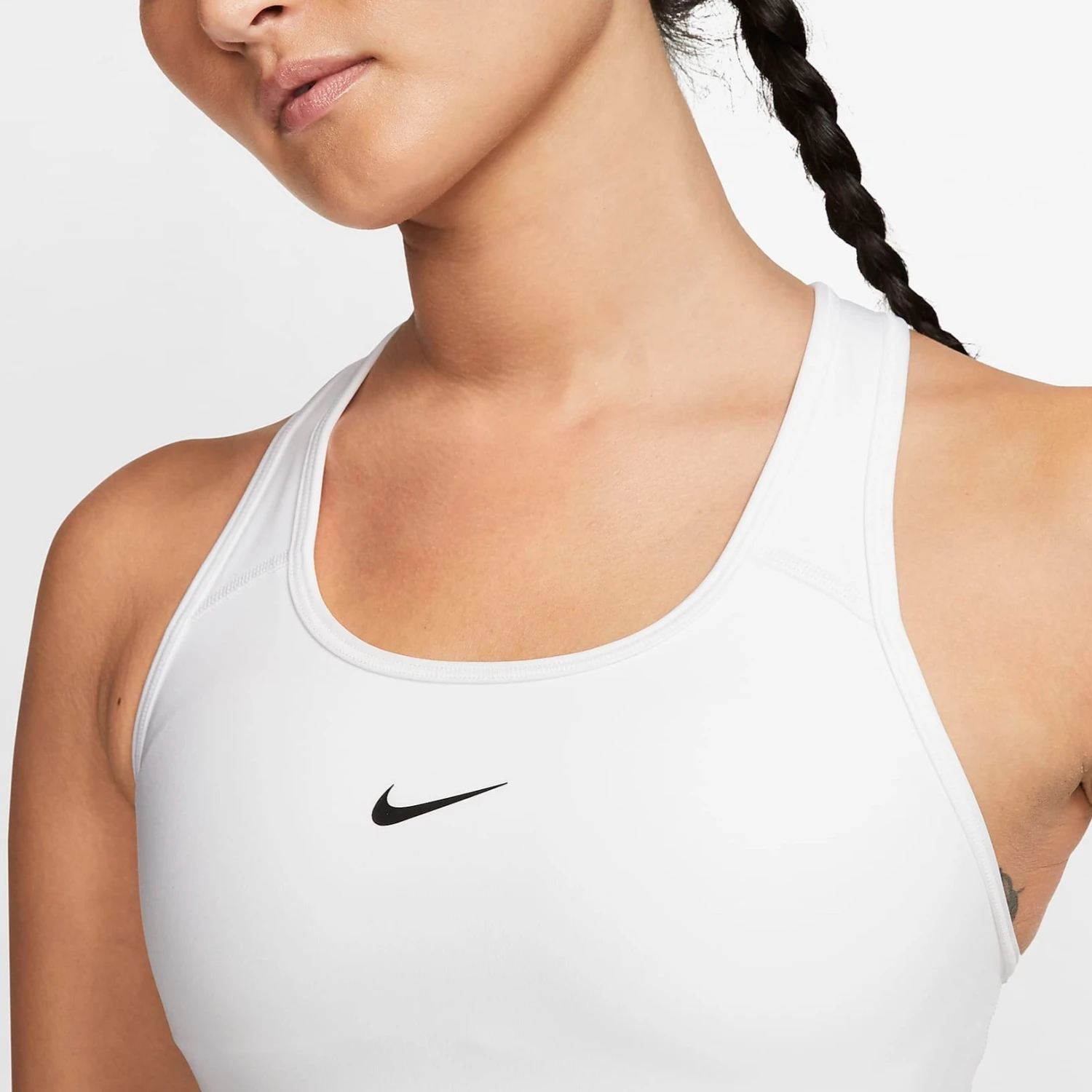 Nike Women's Dri-FIT Swoosh Medium Support 1 Piece Pad Sports Bra (White/Black) Nike Women's Dri-FIT Swoosh Medium Support 1 Piece Pad Sports Bra (White/Black) -Racquet Equipment Store dri fit swoosh support 1 piece pad sports bra mx9N8j 413f4291 747b 404b 90a3 3ccd5b532ce2