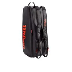 Wilson Tour 6 Pack Racquet Bag (Black/Red) -Racquet Equipment Store e437011d4823d49587e83fdf1ae4fad50361630a WR8011301 2 Tour 6PK RD BL new