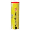 Carlton F2 Nylon Badminton Shuttlecocks (Yellow) (Red Cap) -Racquet Equipment Store f2red