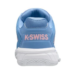 K-Swiss Hypercourt Express 2 Clay Court HB Women's Tennis Shoe (Blue/Pink) -Racquet Equipment Store k swiss Hypercourt Express 2 All Court Women s Tennis Shoe Blue Pink K96614 454 Heel