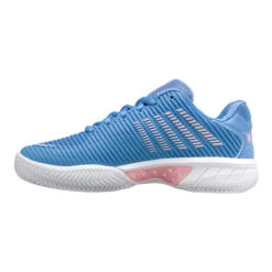 K-Swiss Hypercourt Express 2 Clay Court HB Women's Tennis Shoe (Blue/Pink) -Racquet Equipment Store k swiss Hypercourt Express 2 All Court Women s Tennis Shoe Blue Pink K96614 454 Inside