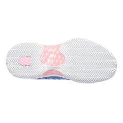 K-Swiss Hypercourt Express 2 Clay Court HB Women's Tennis Shoe (Blue/Pink) -Racquet Equipment Store k swiss Hypercourt Express 2 All Court Women s Tennis Shoe Blue Pink K96614 454 Sole